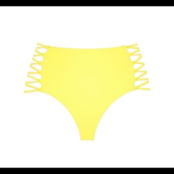 NWT Freedom Beachwear yellow adjustable strap Bikini set - Picture 6 of 16